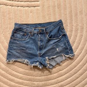 Levi’s Denim Distressed Women Shorts